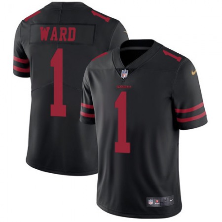 Nike 49ers #1 Jimmie Ward Black Alternate Men's Stitched NFL Vapor Untouchable Limited Jersey
