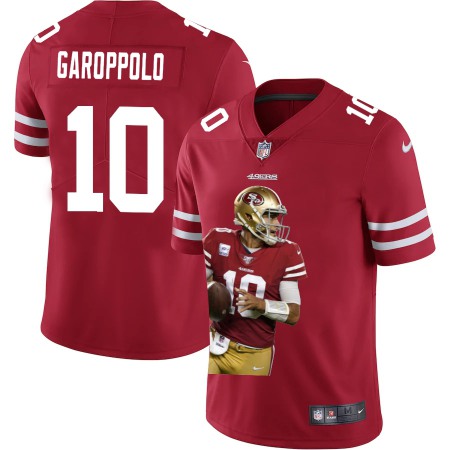 San Francisco 49ers #10 Jimmy Garoppolo Nike Team Hero 4 Vapor Limited NFL Jersey Red