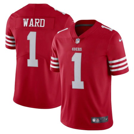 San Francisco 49ers #1 Jimmie Ward Scarlet Nike Men's 2022-23 Limited Stitched NFL Vapor Untouchable Jersey
