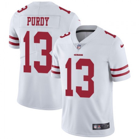 Nike 49ers #13 Brock Purdy White Men's Stitched NFL Vapor Untouchable Limited Jersey