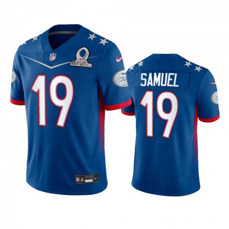 Nike 49ers #19 Deebo Samuel Men's NFL 2022 NFC Pro Bowl Game Jersey Royal