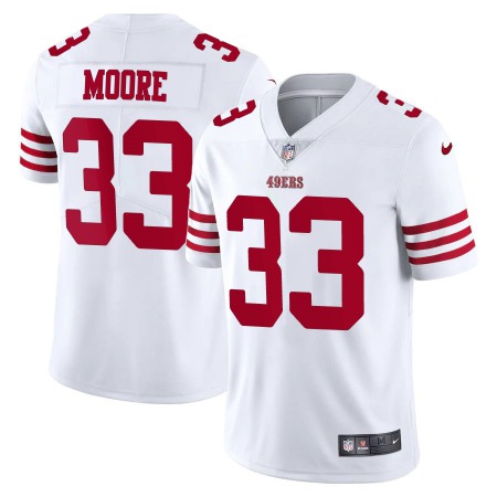 San Francisco 49ers #33 Tarvarius Moore Scarlet Nike Men's 2022-23 Limited Stitched NFL Vapor Untouchable Jersey
