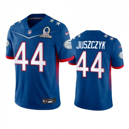 Nike 49ers #44 Kyle Juszczyk Men's NFL 2022 NFC Pro Bowl Game Jersey Royal