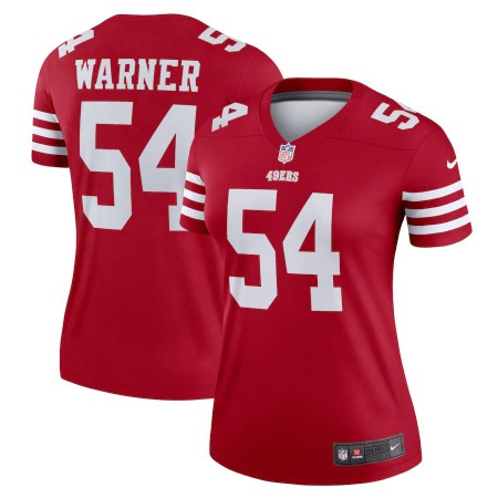 San Francisco 49ers #54 Fred Warner Scarlet Women's 2022-23 Nike NFL Legend Jersey