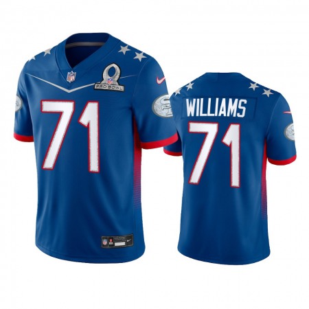 Nike 49ers #71 Trent Williams Men's NFL 2022 NFC Pro Bowl Game Jersey Royal