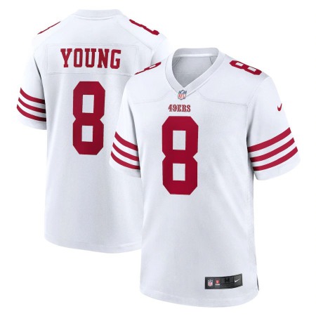 San Francisco 49ers #8 Steve Young Nike Men's 2022 Player Game Jersey - White