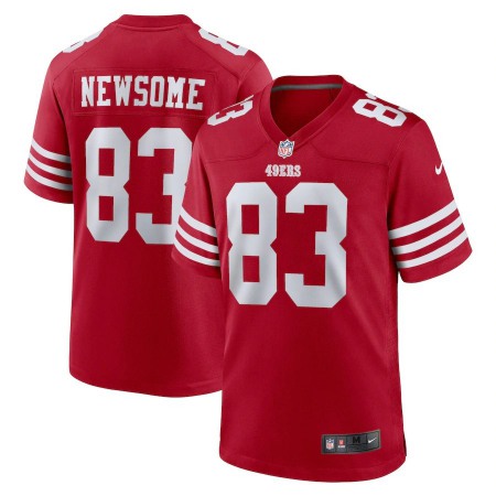San Francisco 49ers #83 Dazz Newsome Nike Men's 2022 Player Game Jersey - Scarlet