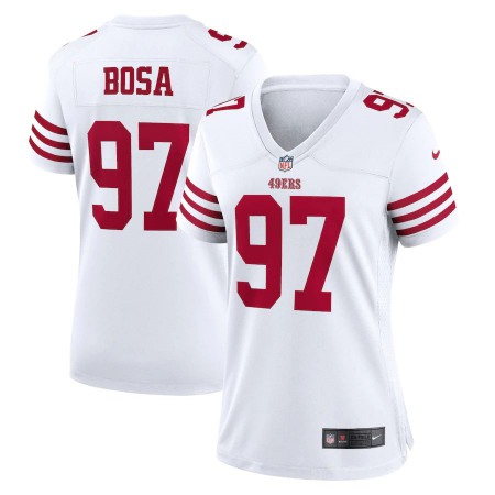 San Francisco 49ers #97 Nick Bosa Scarlet Women's 2022-23 Nike NFL Game Jersey