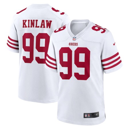 San Francisco 49ers #99 Javon Kinlaw Nike Men's 2022 Player Game Jersey - White