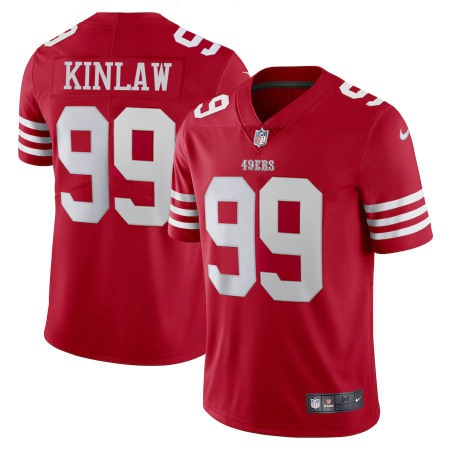 San Francisco 49ers #99 Javon Kinlaw Scarlet Nike Men's 2022-23 Limited Stitched NFL Vapor Untouchable Jersey