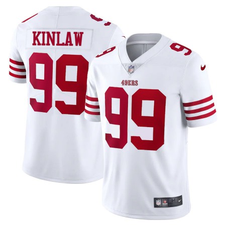 San Francisco 49ers #99 Javon Kinlaw White Nike Men's 2022-23 Limited Stitched NFL Vapor Untouchable Jersey