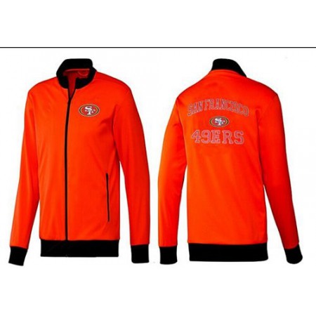 NFL San Francisco 49ers Heart Jacket Orange