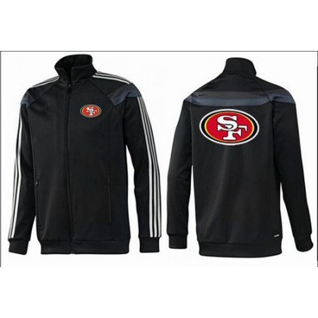 NFL San Francisco 49ers Team Logo Jacket Black_3