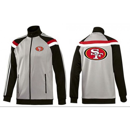 NFL San Francisco 49ers Team Logo Jacket Grey