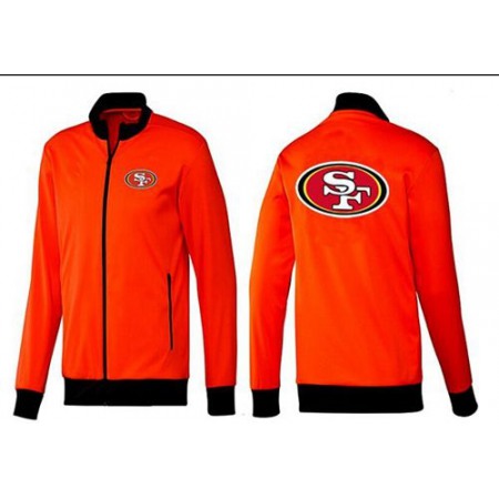 NFL San Francisco 49ers Team Logo Jacket Orange