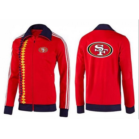 NFL San Francisco 49ers Team Logo Jacket Red_2