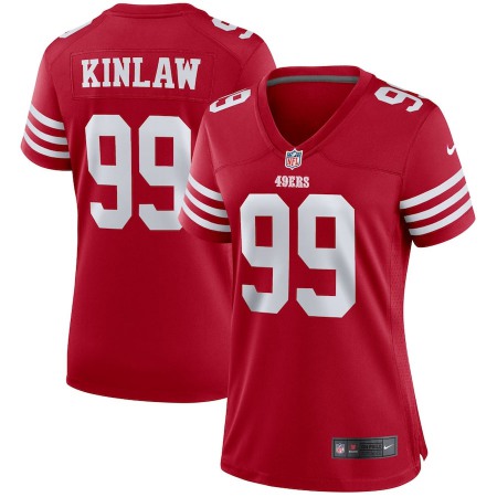 San Francisco 49ers #99 Javon Kinlaw Scarlet Women's 2022-23 Nike NFL Game Jersey