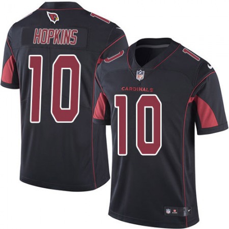 Nike Cardinals #10 DeAndre Hopkins Black Men's Stitched NFL Limited Rush Jersey