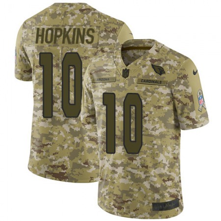 Nike Cardinals #10 DeAndre Hopkins Camo Men's Stitched NFL Limited 2018 Salute To Service Jersey