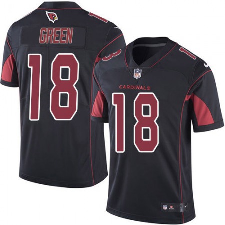 Nike Cardinals #18 A.J. Green Black Men's Stitched NFL Limited Rush Jersey