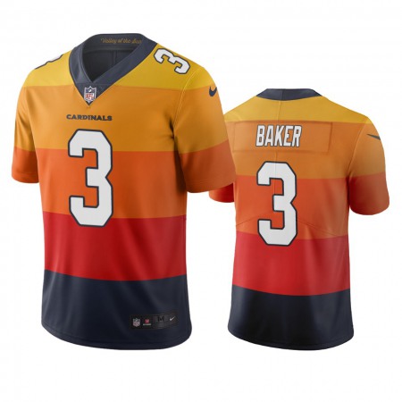 Arizona Cardinals #3 Budda Baker Sunset Orange Vapor Limited City Edition NFL Jersey