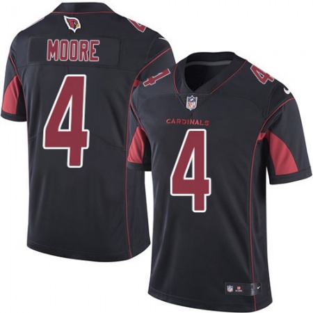 Nike Cardinals #4 Rondale Moore Black Men's Stitched NFL Limited Rush Jersey