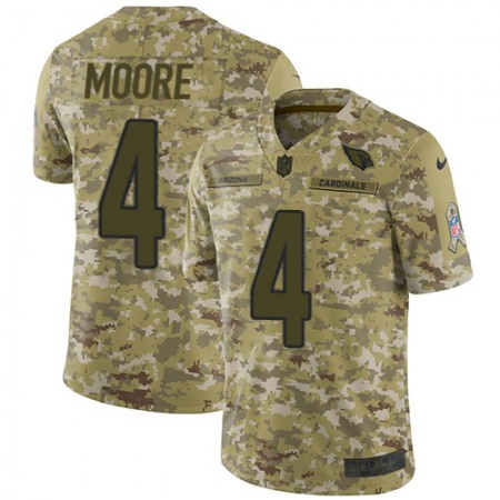 Nike Cardinals #4 Rondale Moore Camo Men's Stitched NFL Limited 2018 Salute To Service Jersey