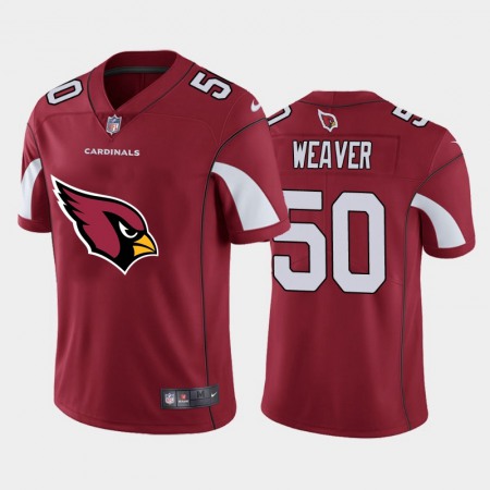 Arizona Cardinals #50 Evan Weaver Red Men's Nike Big Team Logo Vapor Limited NFL Jersey
