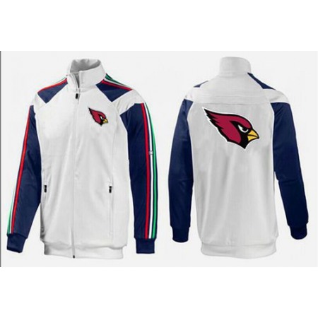 NFL Arizona Cardinals Team Logo Jacket White_2