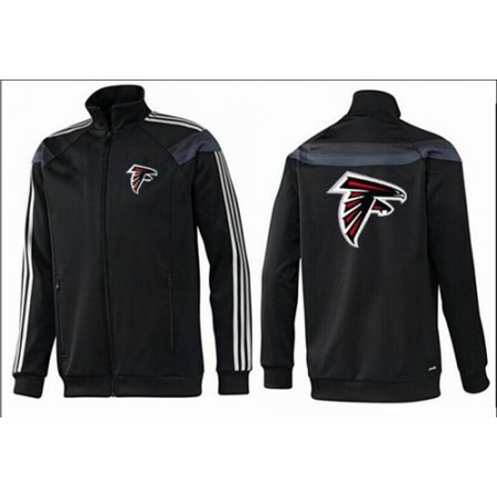NFL Atlanta Falcons Team Logo Jacket Black_3