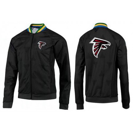 NFL Atlanta Falcons Team Logo Jacket Black_4