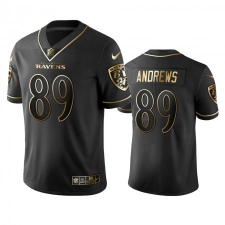 Nike Ravens #89 Mark Andrews Black Golden Limited Edition Stitched NFL Jersey