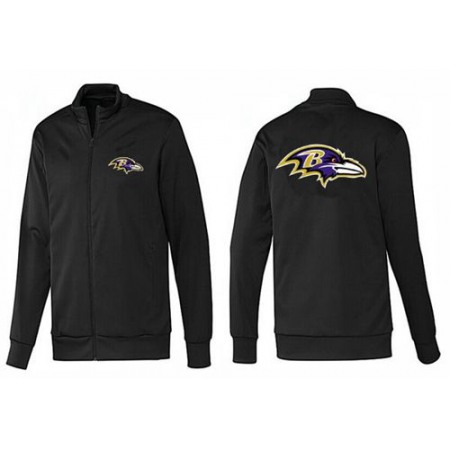 NFL Baltimore Ravens Team Logo Jacket Black_1