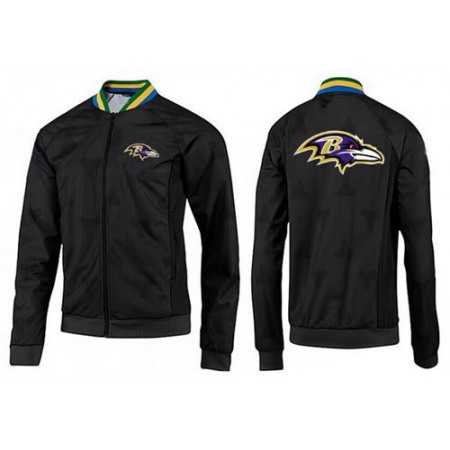 NFL Baltimore Ravens Team Logo Jacket Black_4