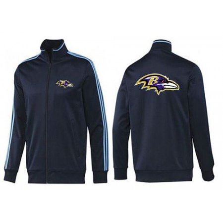 NFL Baltimore Ravens Team Logo Jacket Dark Blue_2