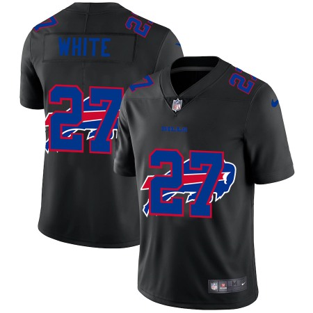 Buffalo Bills #27 Tre'Davious White Men's Nike Team Logo Dual Overlap Limited NFL Jersey Black