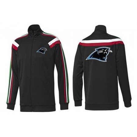 NFL Carolina Panthers Team Logo Jacket Black_2