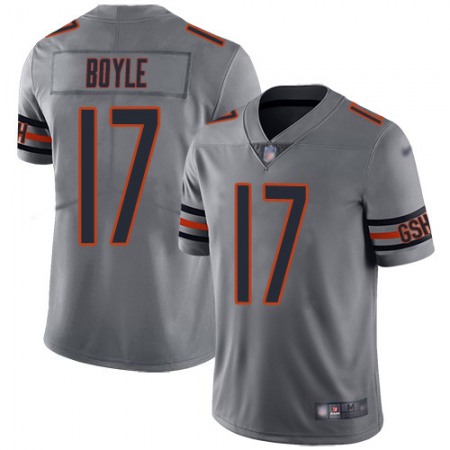 Nike Bears #17 Tim Boyle Silver Men's Stitched NFL Limited Inverted Legend Jersey