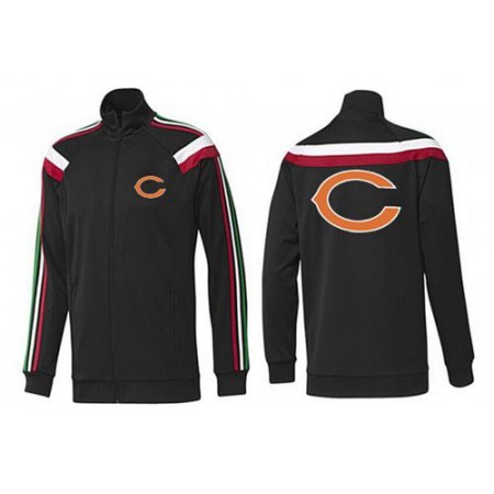 NFL Chicago Bears Team Logo Jacket Black_1