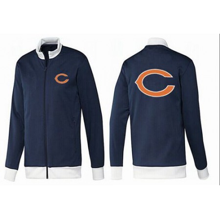 NFL Chicago Bears Team Logo Jacket Dark Blue_1