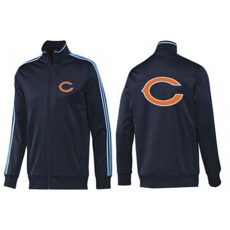 NFL Chicago Bears Team Logo Jacket Dark Blue_2