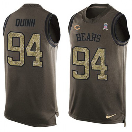 Nike Bears #94 Robert Quinn Green Men's Stitched NFL Limited Salute To Service Tank Top Jersey