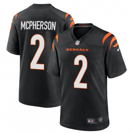 Cincinnati Bengals #2 Evan McPherson Black Nike Alternate Game Jersey