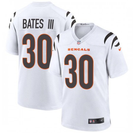 Cincinnati Bengals #30 Jessie Bates White Nike Alternate Game Jersey