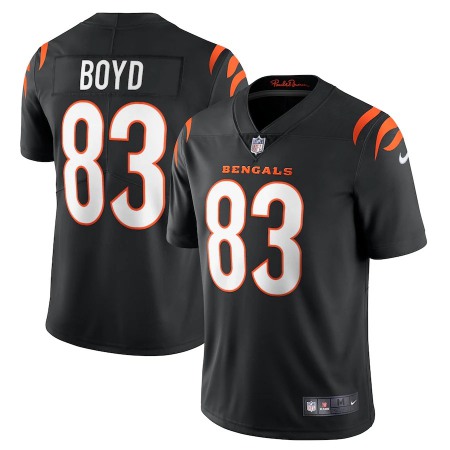 Cincinnati Bengals #83 Tyler Boyd Black Nike Vapor Limited Jersey
