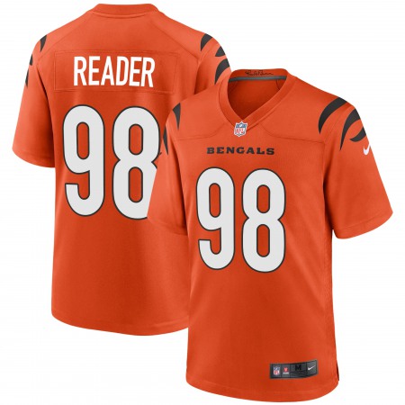 Cincinnati Bengals #98 D.J. Reader Orange Nike Alternate Game Jersey