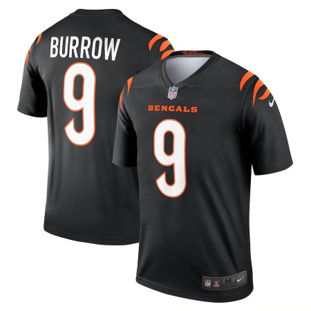 Cincinnati Bengals #9 Joe Burrow Black Nike Legend Jersey