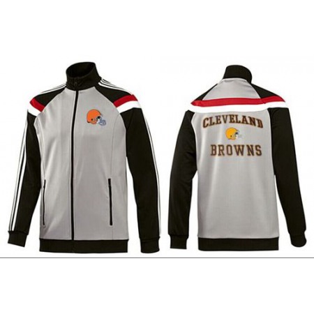 NFL Cleveland Browns Heart Jacket Grey