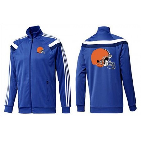 NFL Cleveland Browns Team Logo Jacket Blue_1