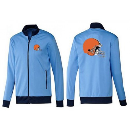 NFL Cleveland Browns Team Logo Jacket Light Blue